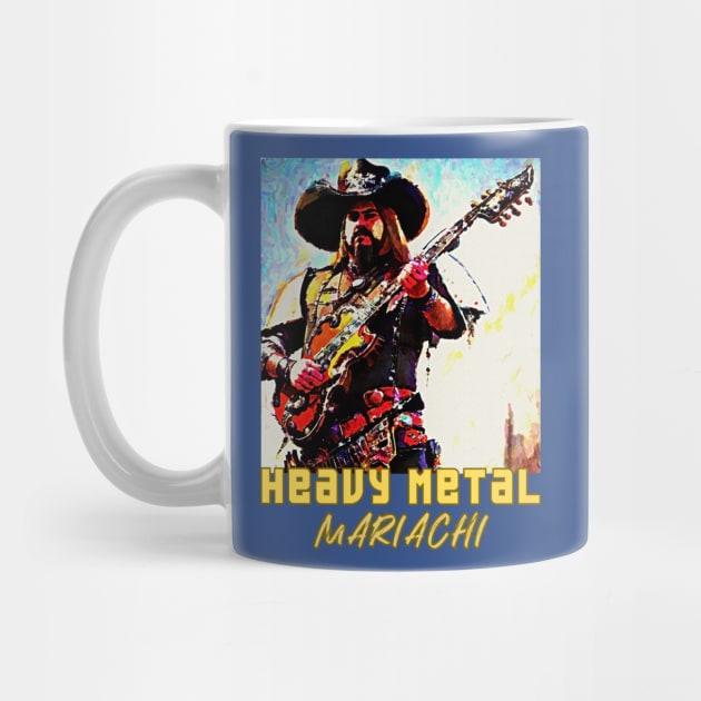 Heavy Metal Mariachi (sombrero Texan guitarist) by PersianFMts